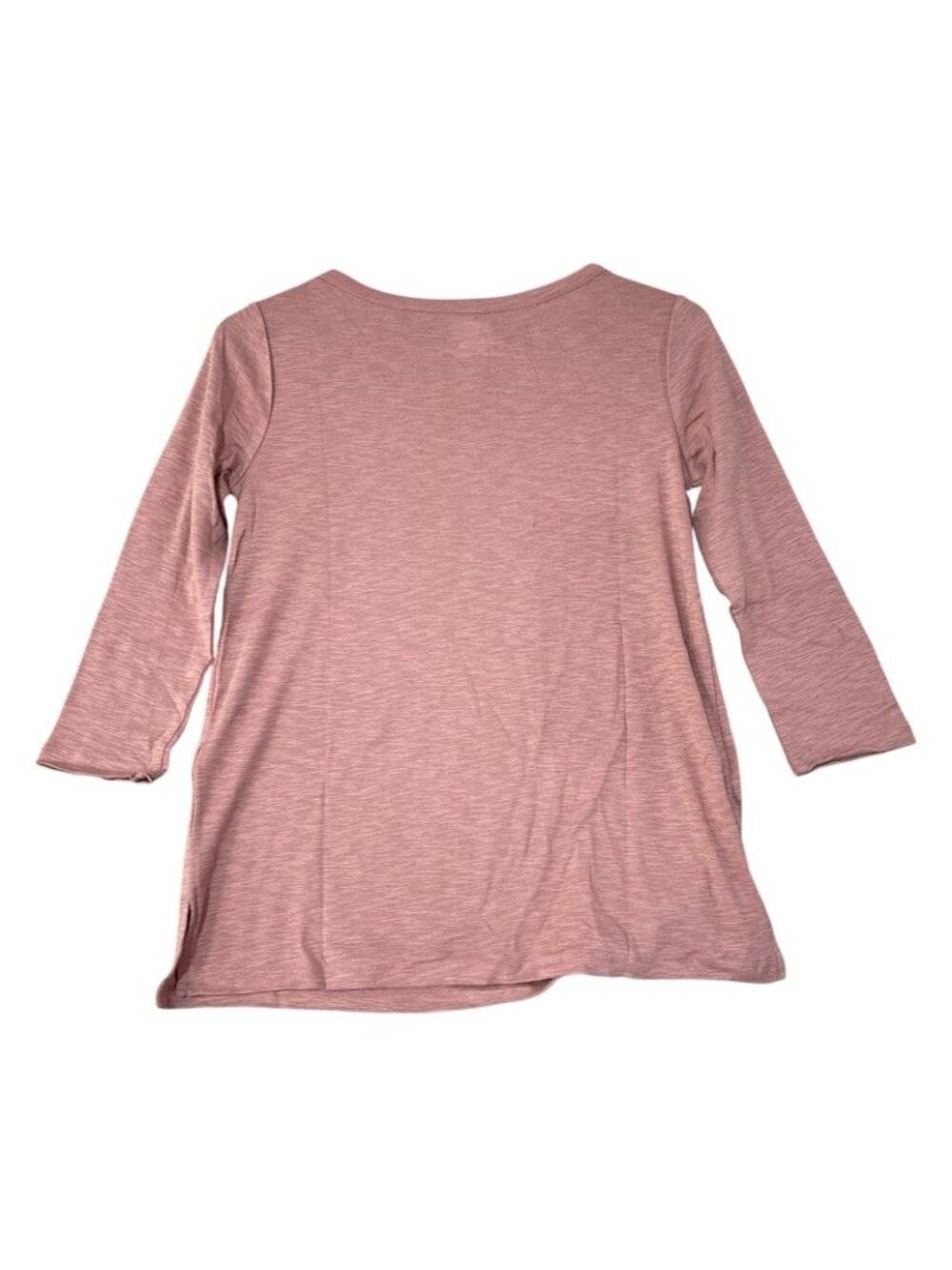 NWT Kirkland Signature Women's XS Pink 3/4 Sleeve Boat Neck Cotton C1016 - Picture 5 of 12